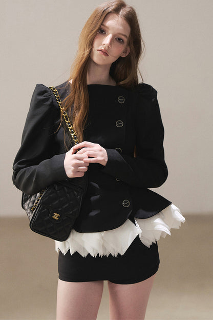 French Court Style Blazer and Skirt Set-Up