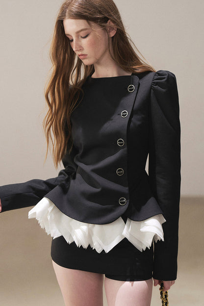 French Court Style Blazer and Skirt Set-Up