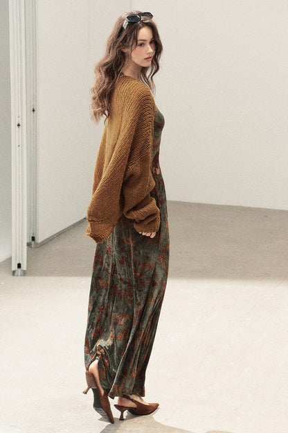 Hollow-Out Knit Cardigan Jacket