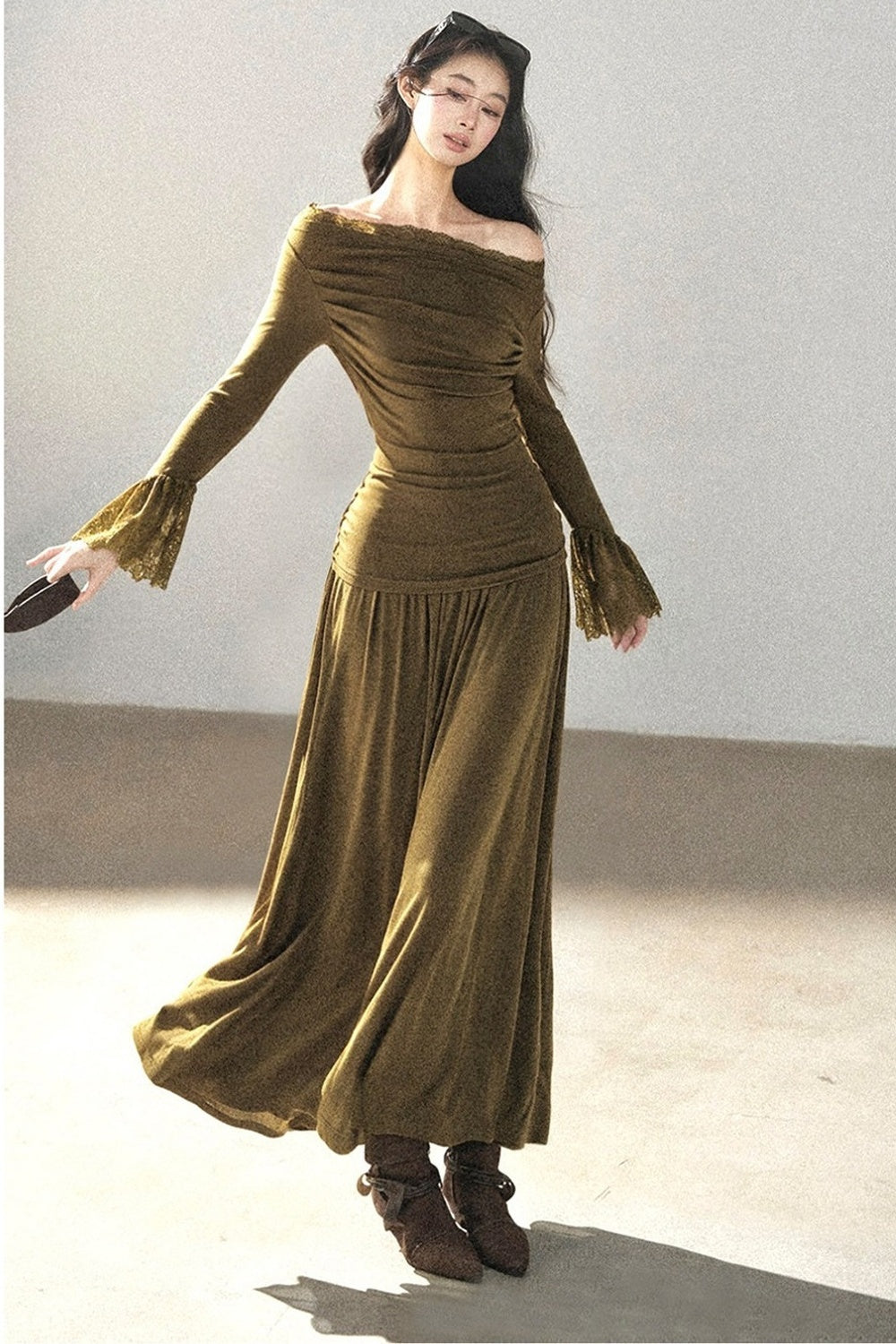 Autumn Top and Long Skirt Set-Up
