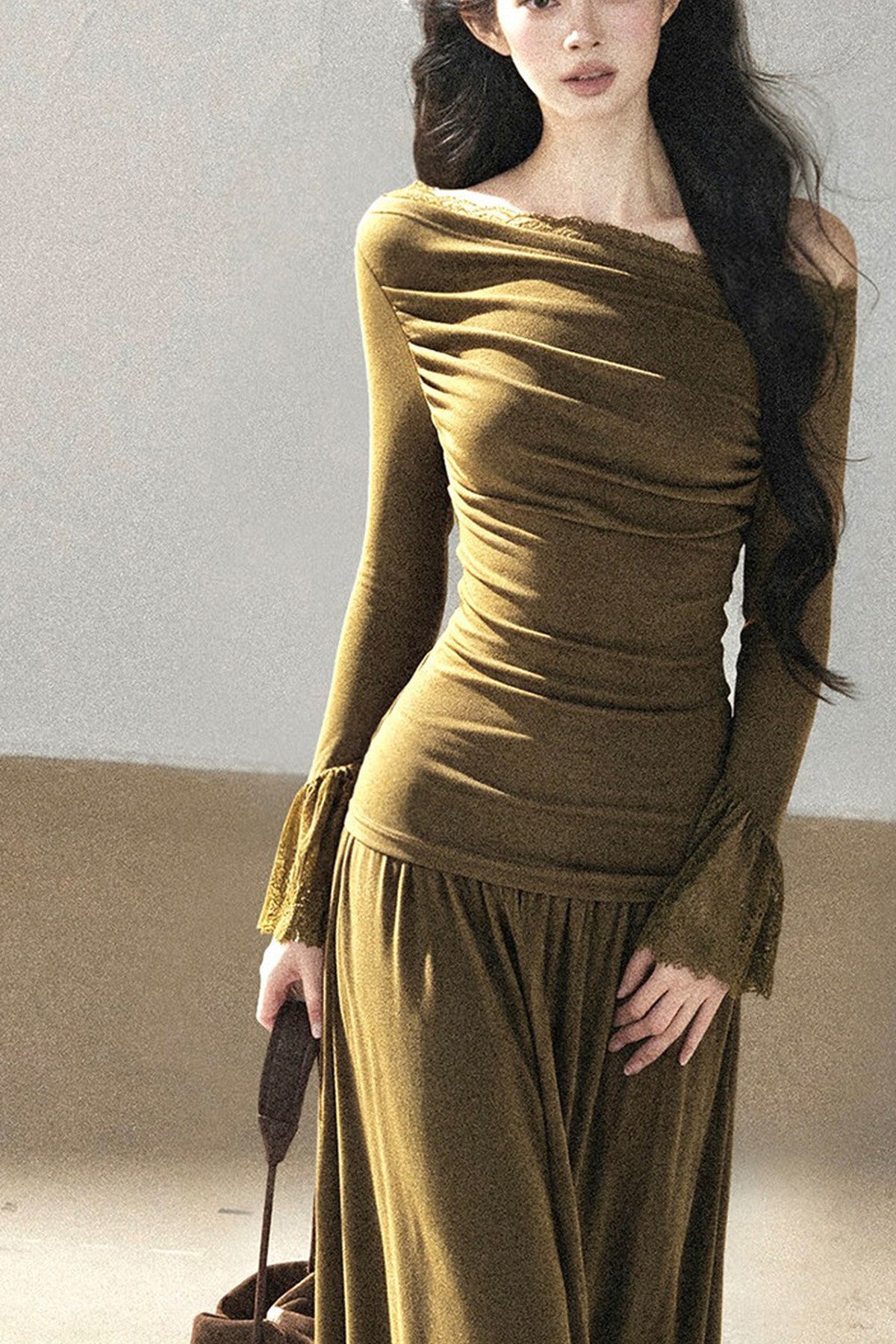 Autumn Top and Long Skirt Set-Up