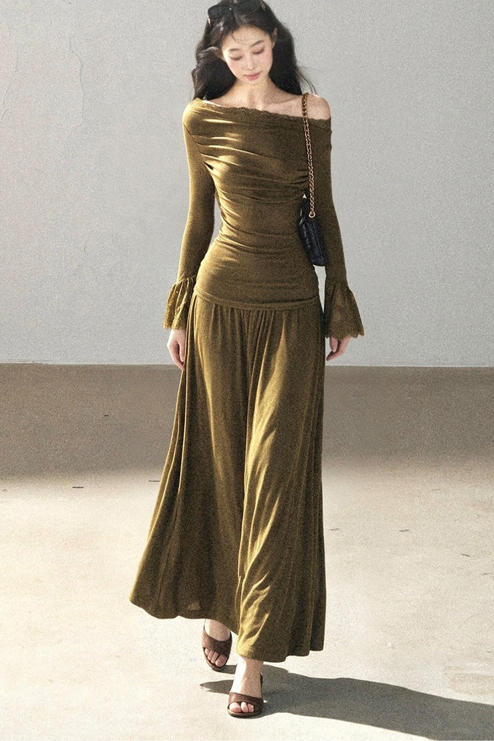 Autumn Top and Long Skirt Set-Up