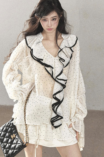 Polka Dot Two-Piece Set