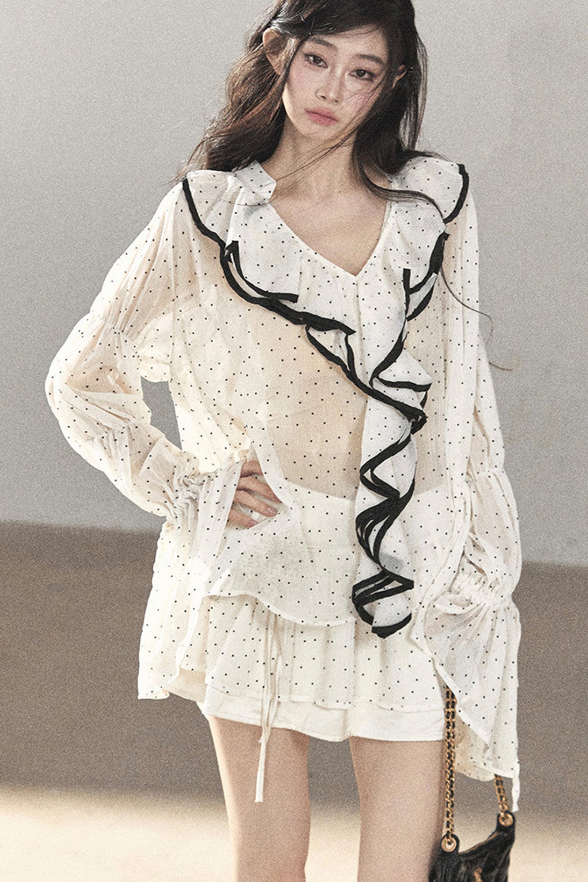 Polka Dot Two-Piece Set