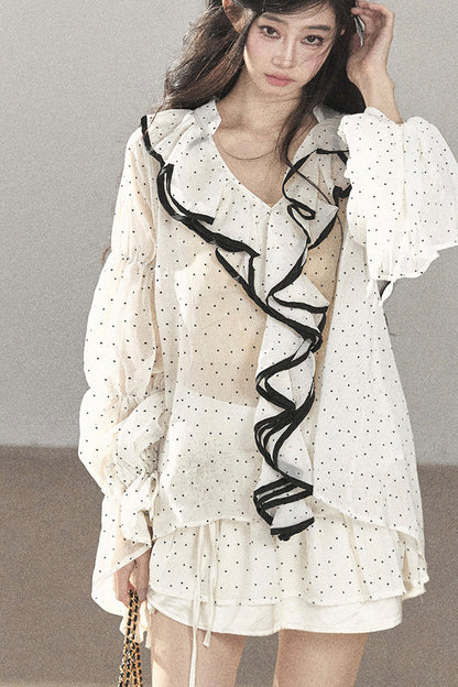 Polka Dot Two-Piece Set