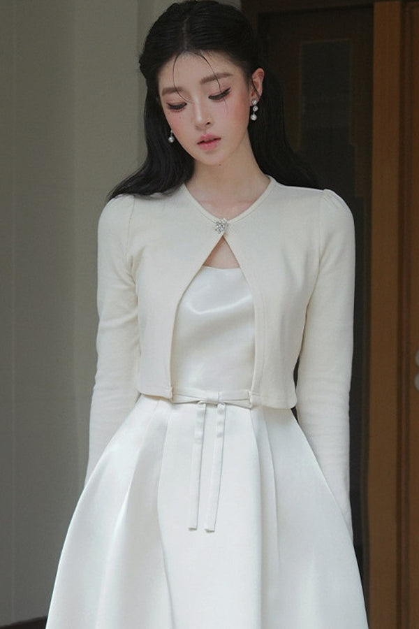 Long Sleeve Knitted Cardigan