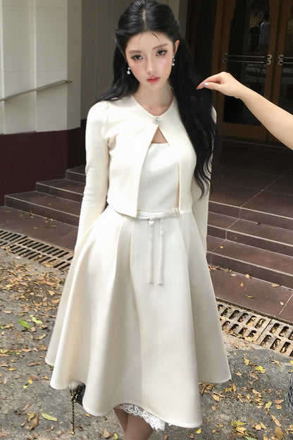 Long Sleeve Knitted Cardigan