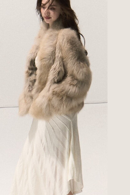 Fluffy Fox Fur Vest