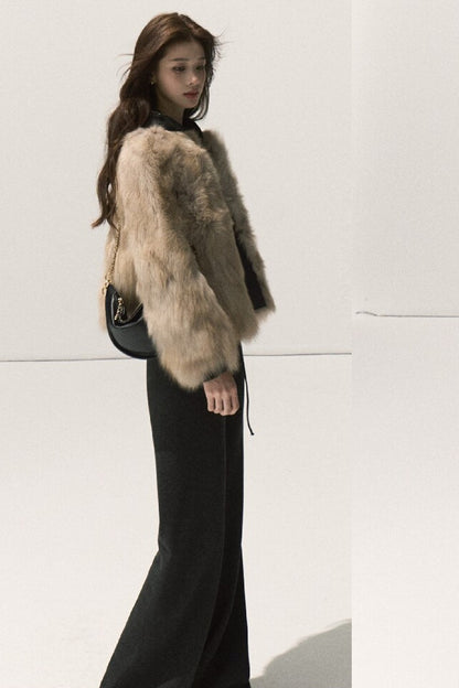 Fluffy Fox Fur Vest