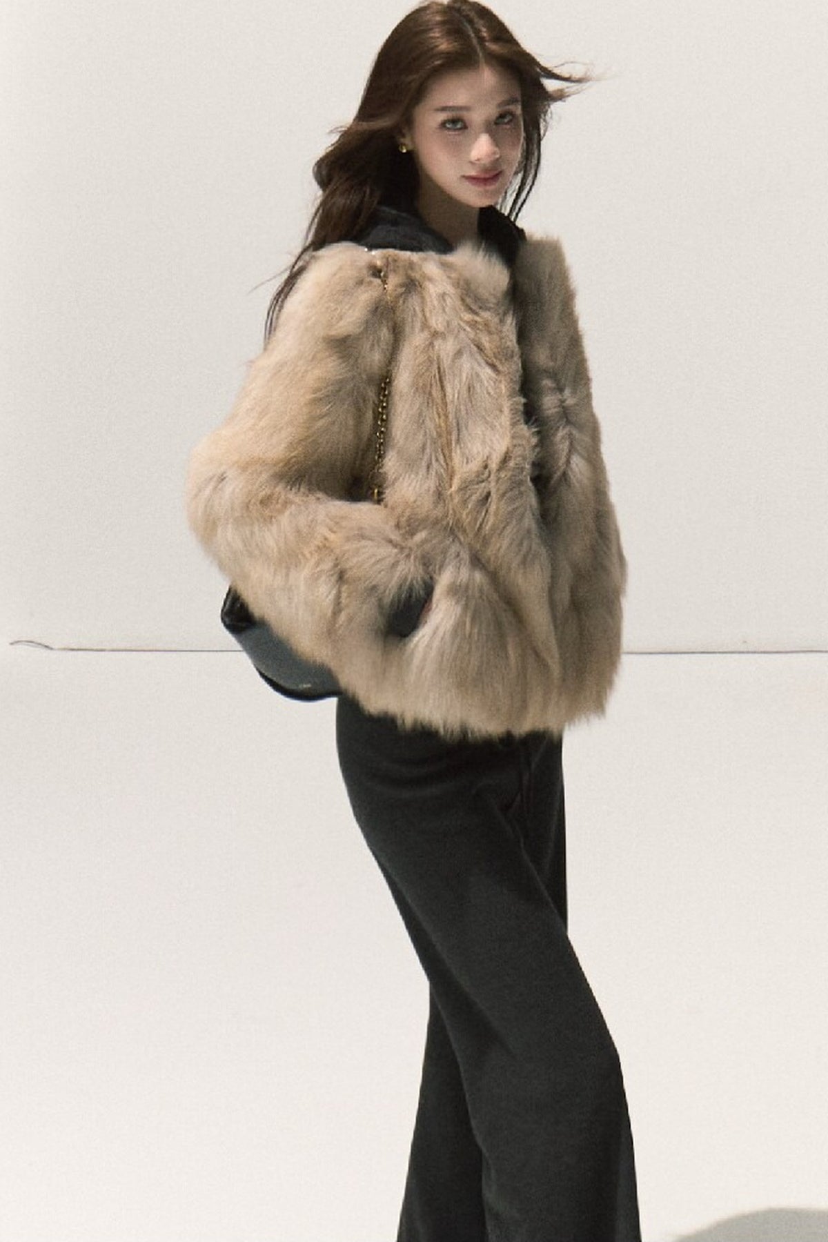 Fluffy Fox Fur Vest