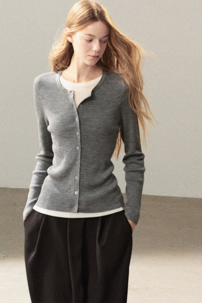 Layered-Look Knit Top Set
