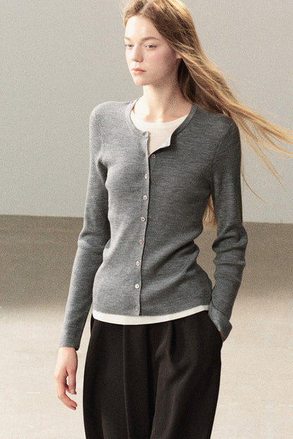 Layered-Look Knit Top Set