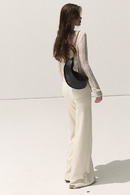 Wool Cable Knit Cardigan
