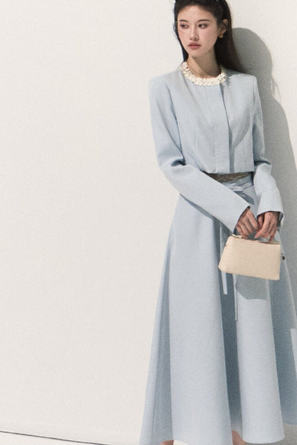 Ensemble veste courte et jupe trapèze