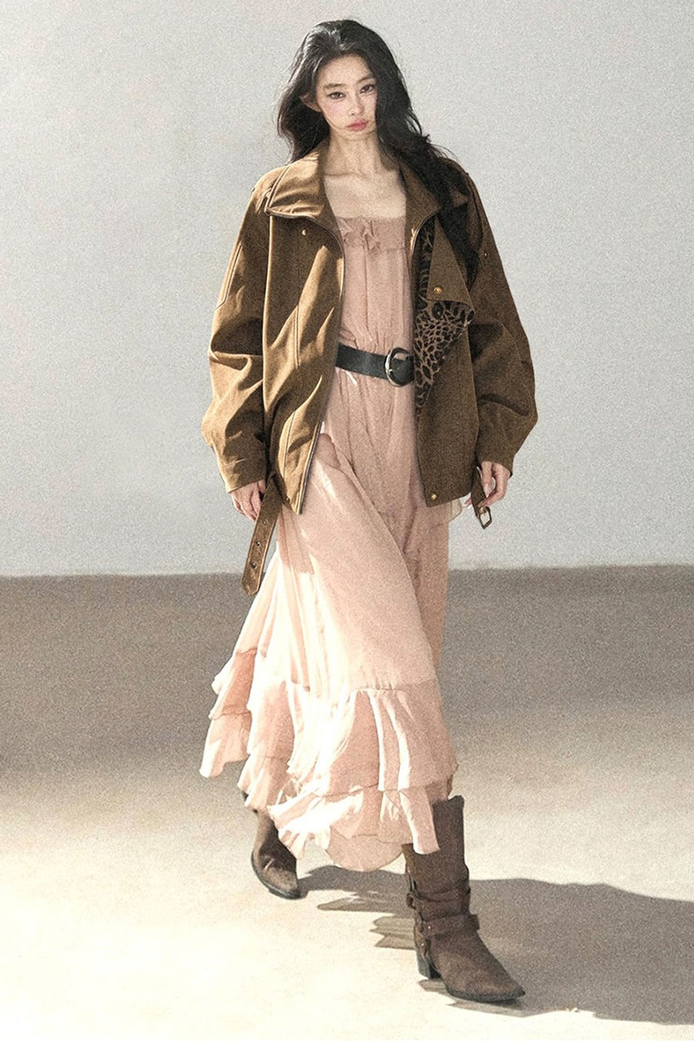 Long Ruffled Dress