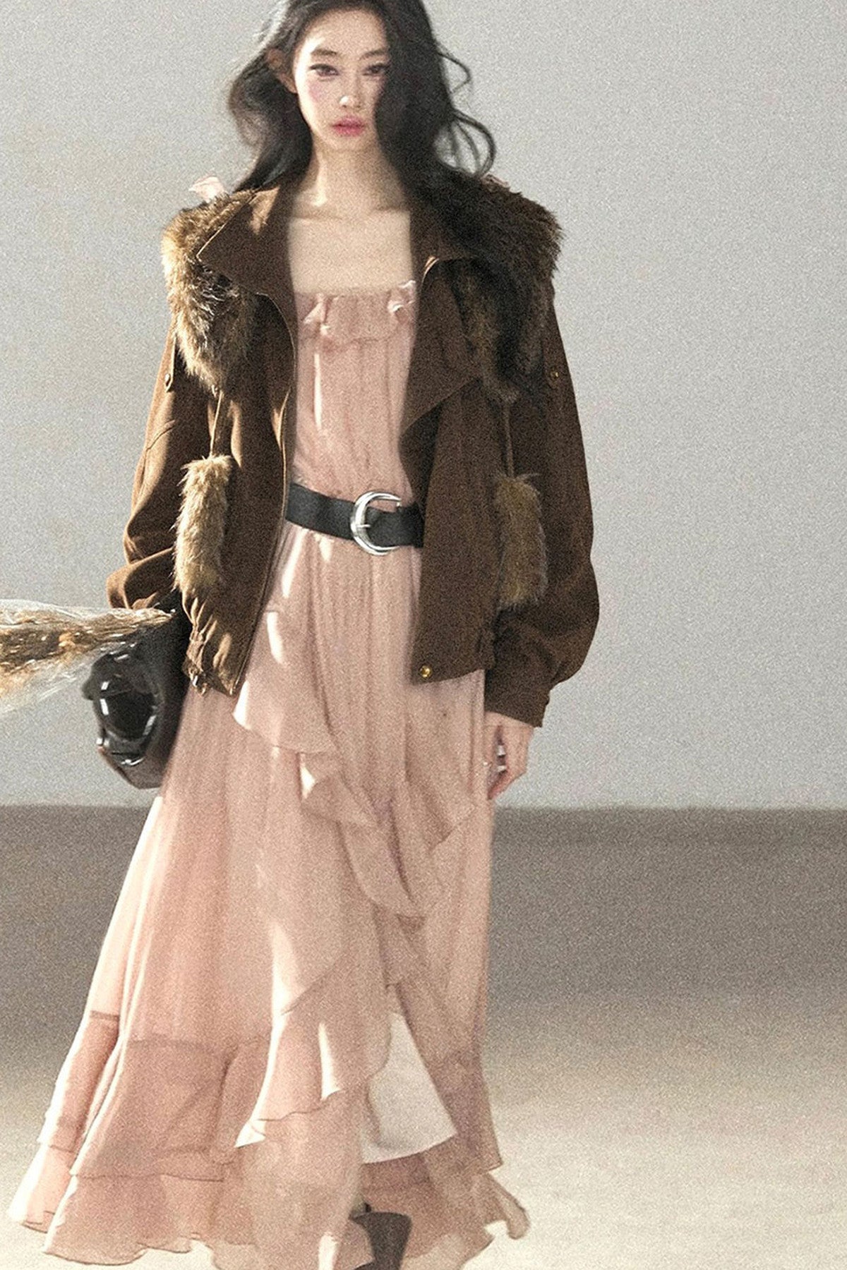 Long Ruffled Dress