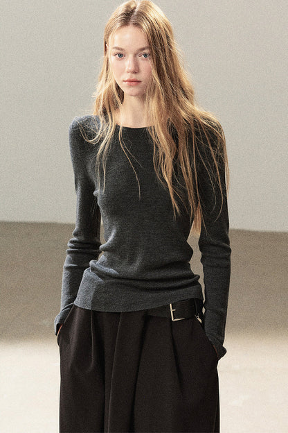 Conjunto de chaqueta y top de capa base de punto