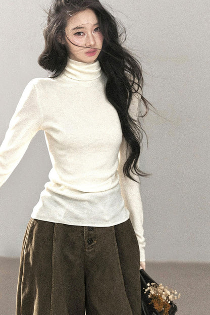 Conjunto de chaqueta y top de capa base de punto