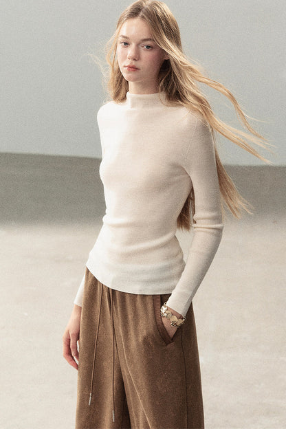 Conjunto de chaqueta y top de capa base de punto