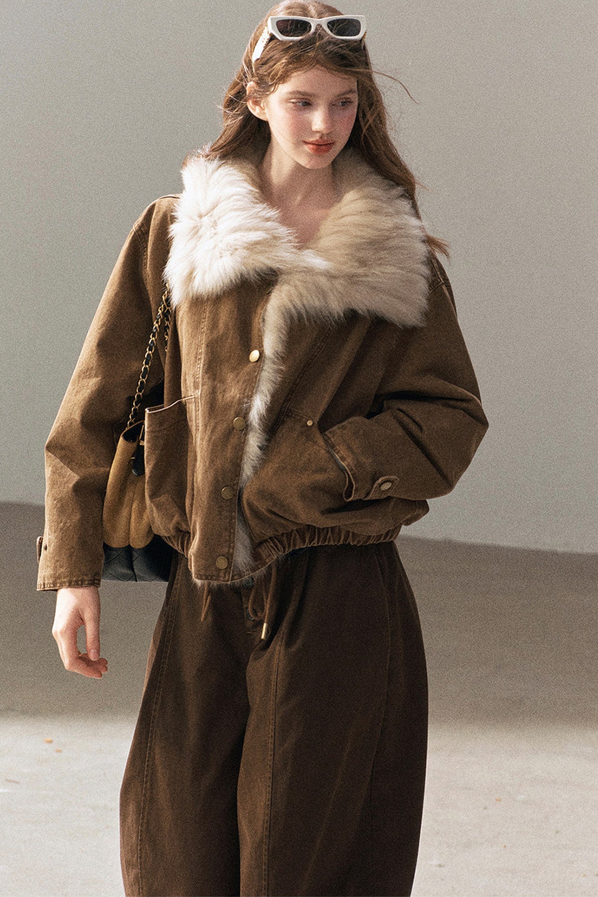 Fox Fur Collar Down Parka
