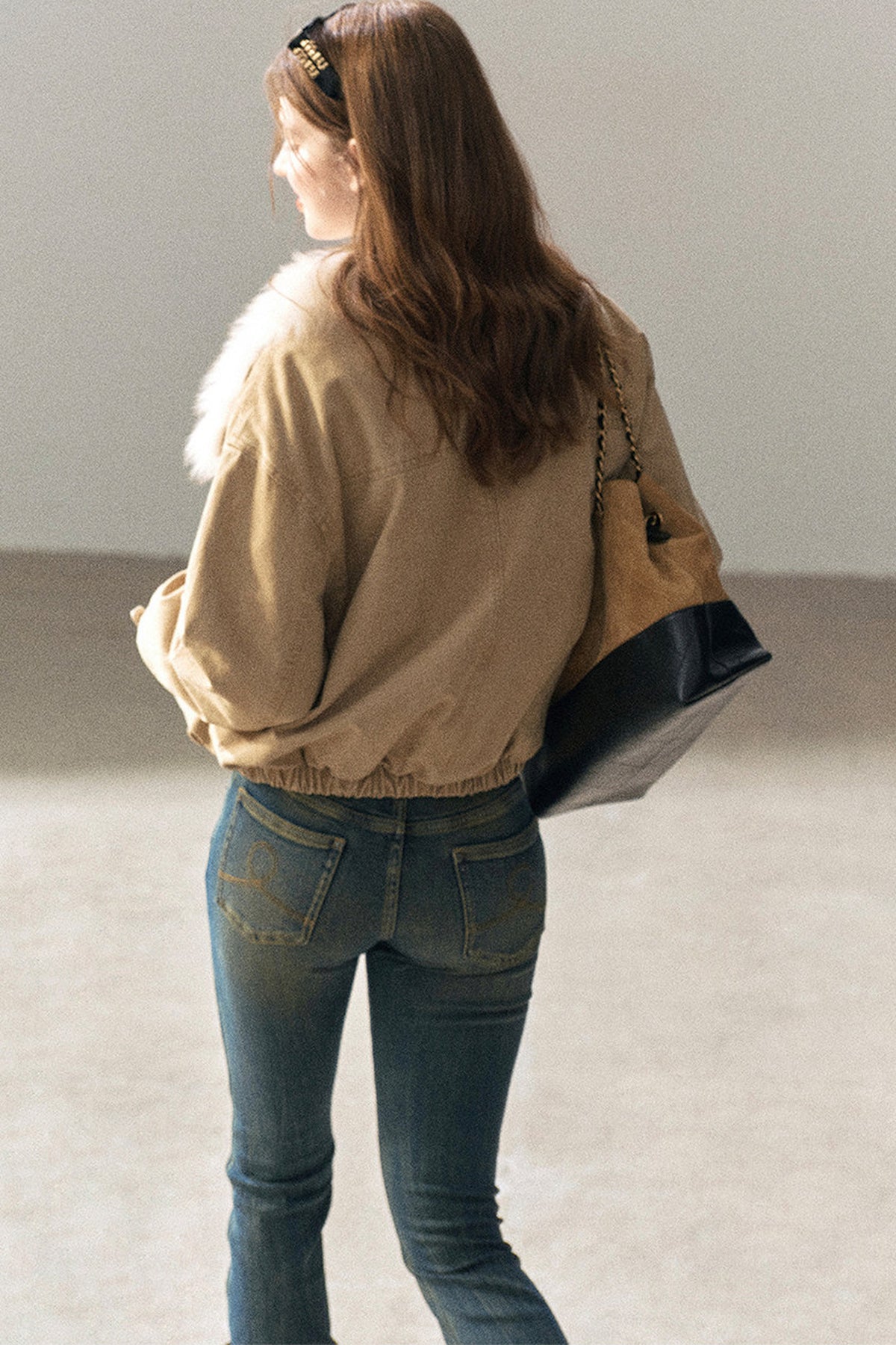 Fox Fur Collar Down Parka