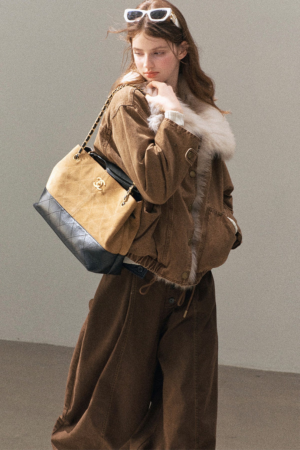 Fox Fur Collar Down Parka