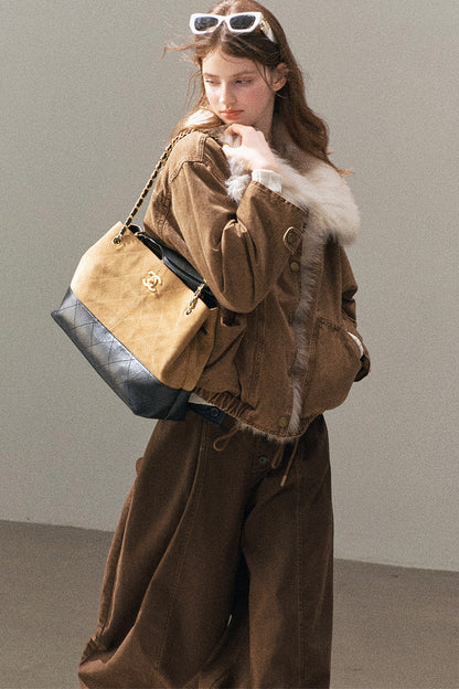 Fox Fur Collar Down Parka