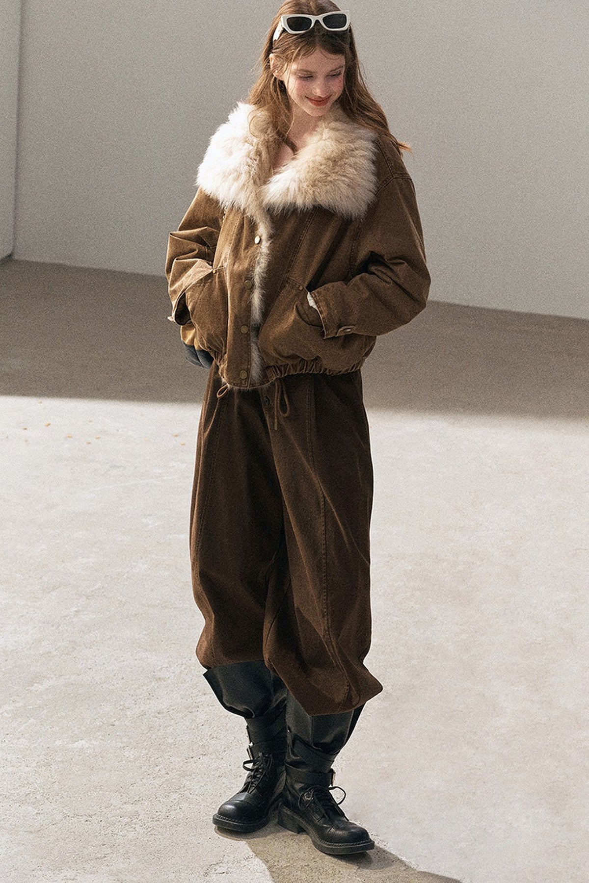 Fox Fur Collar Down Parka
