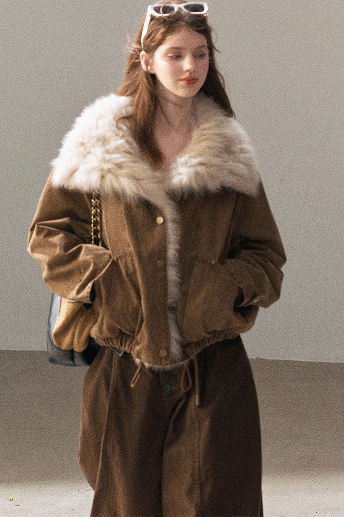 Fox Fur Collar Down Parka