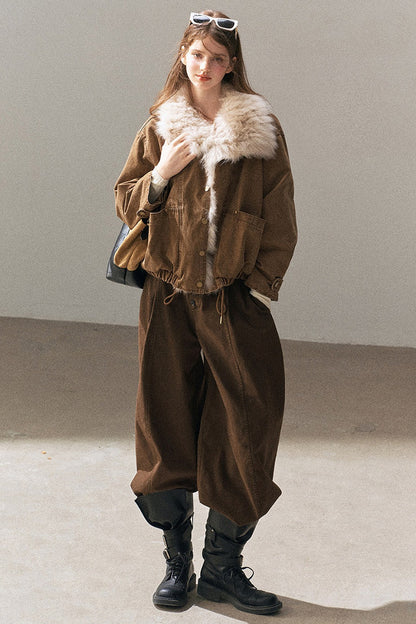 Fox Fur Collar Down Parka
