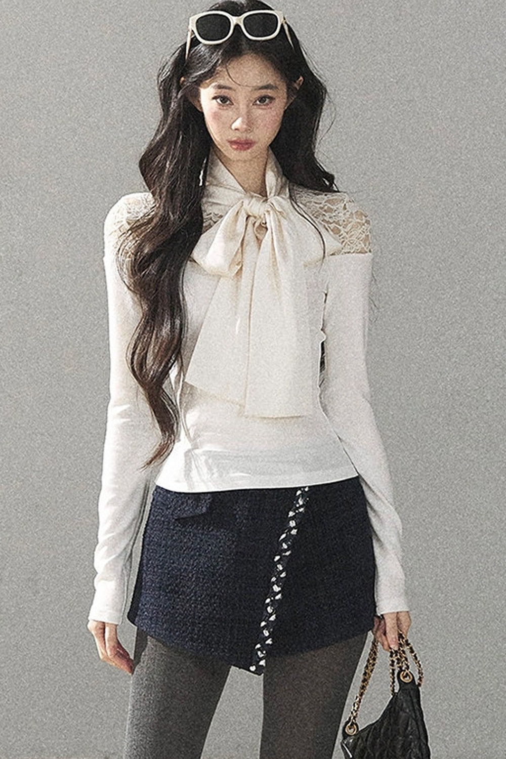 Ensemble veste en maille et pantalon Bluebell