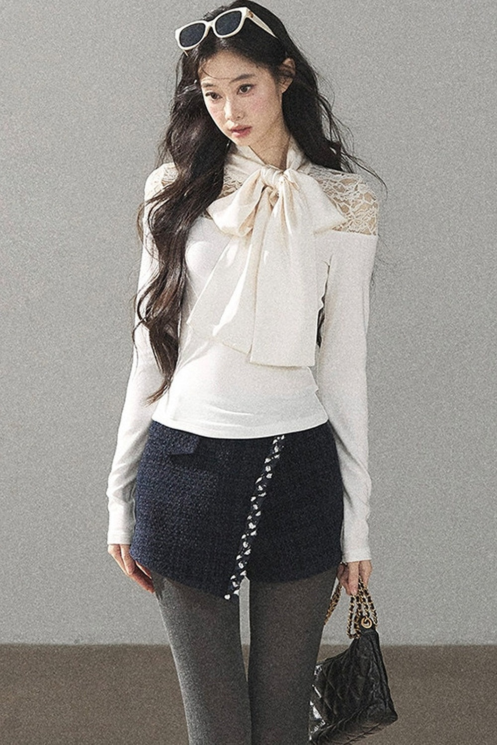 Ensemble veste en maille et pantalon Bluebell
