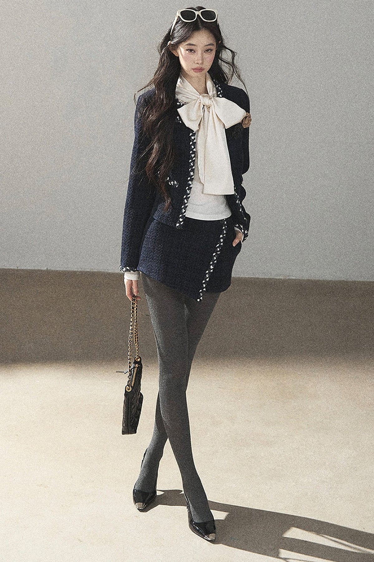 Ensemble veste en maille et pantalon Bluebell