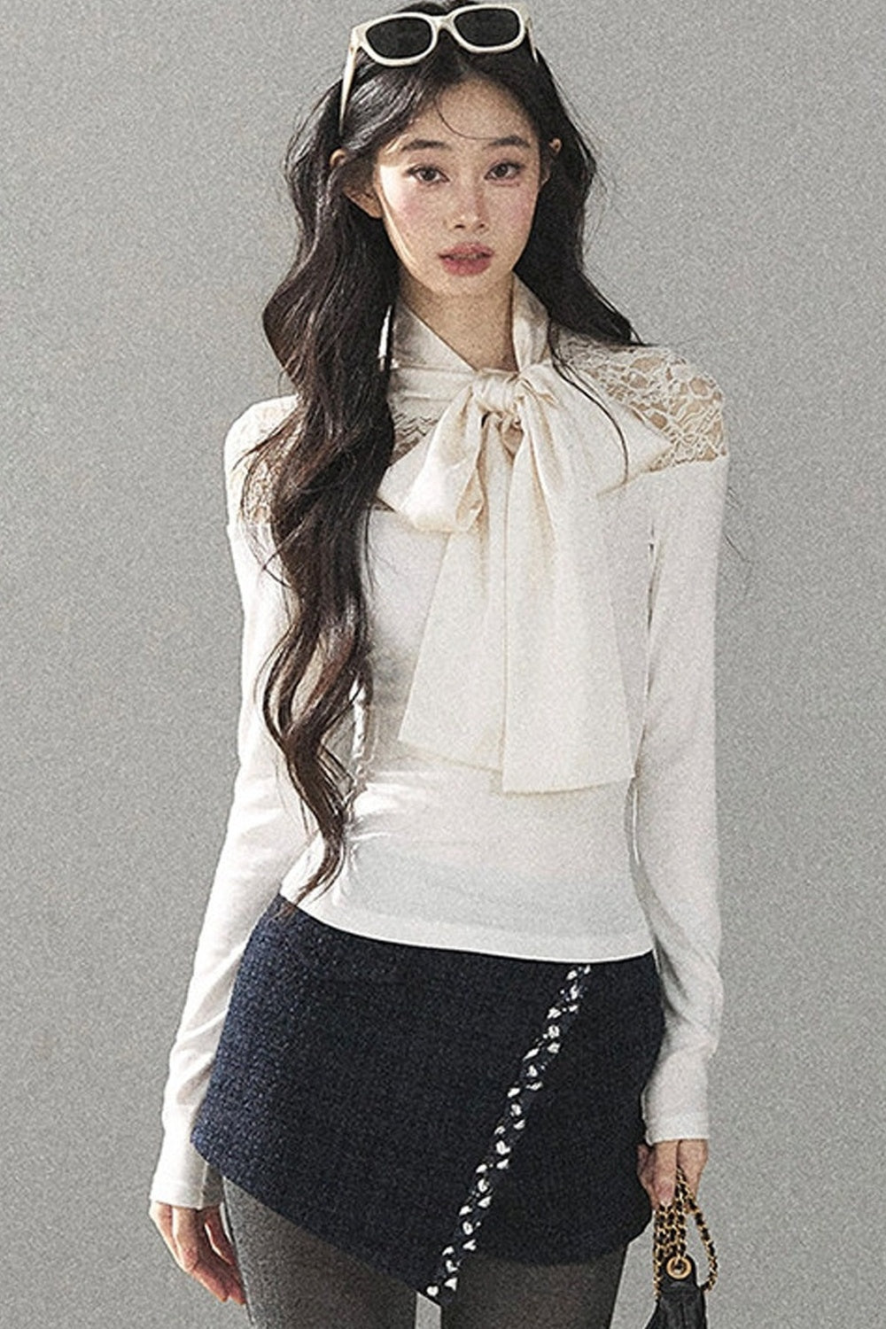Ensemble veste en maille et pantalon Bluebell