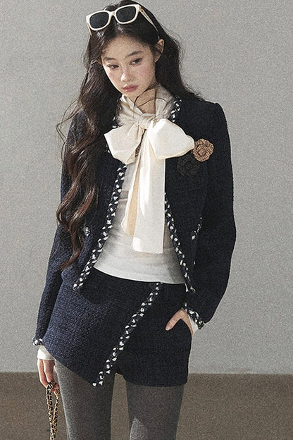 Ensemble veste en maille et pantalon Bluebell