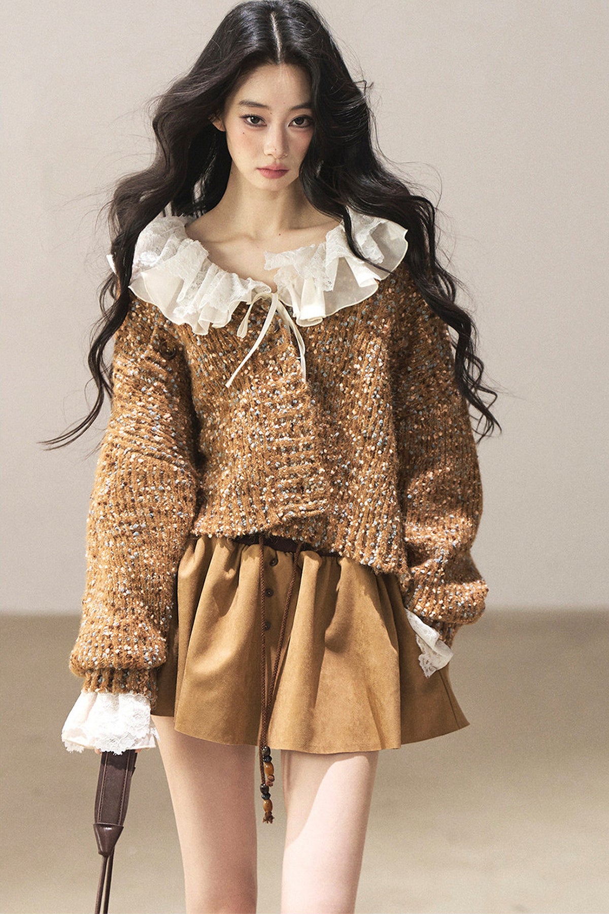 Multicolor Chunky Knit Cardigan