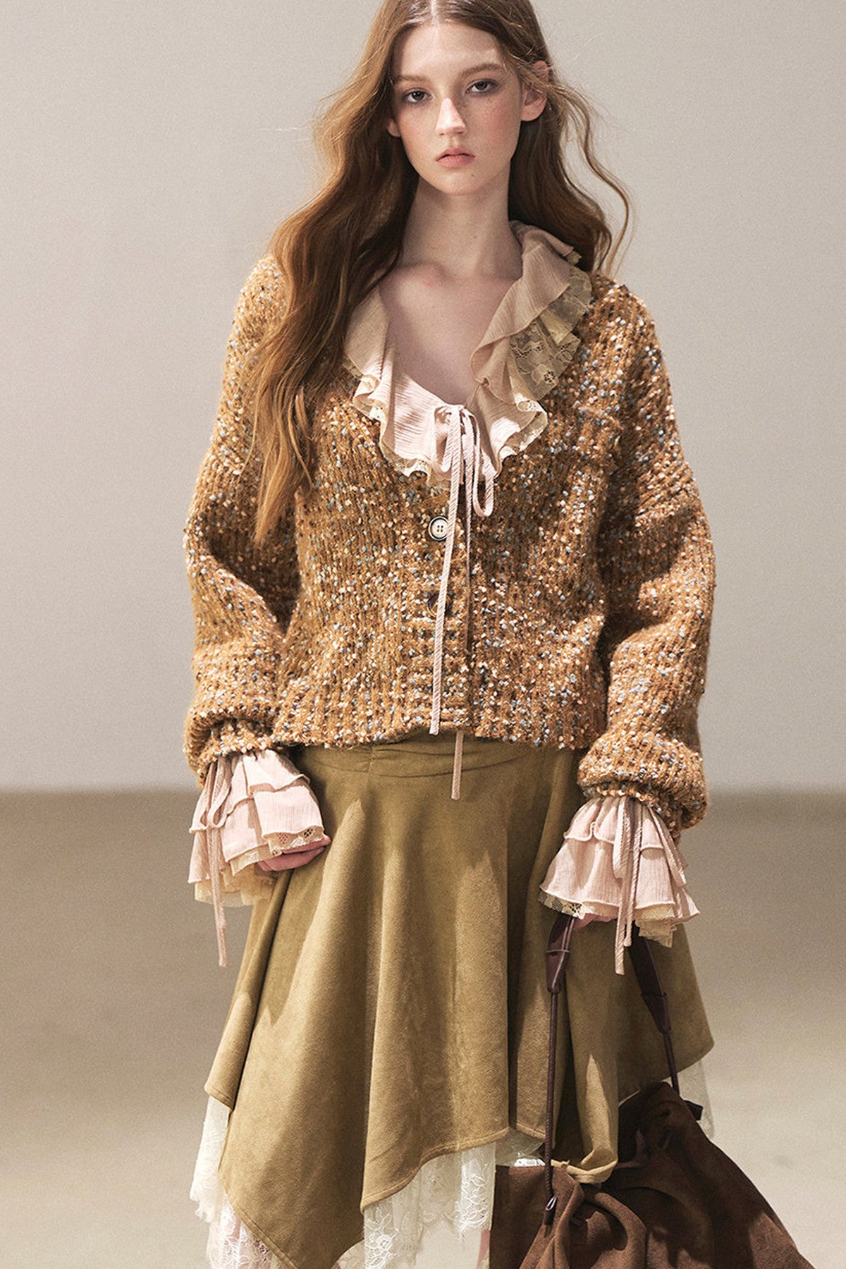 Multicolor Chunky Knit Cardigan