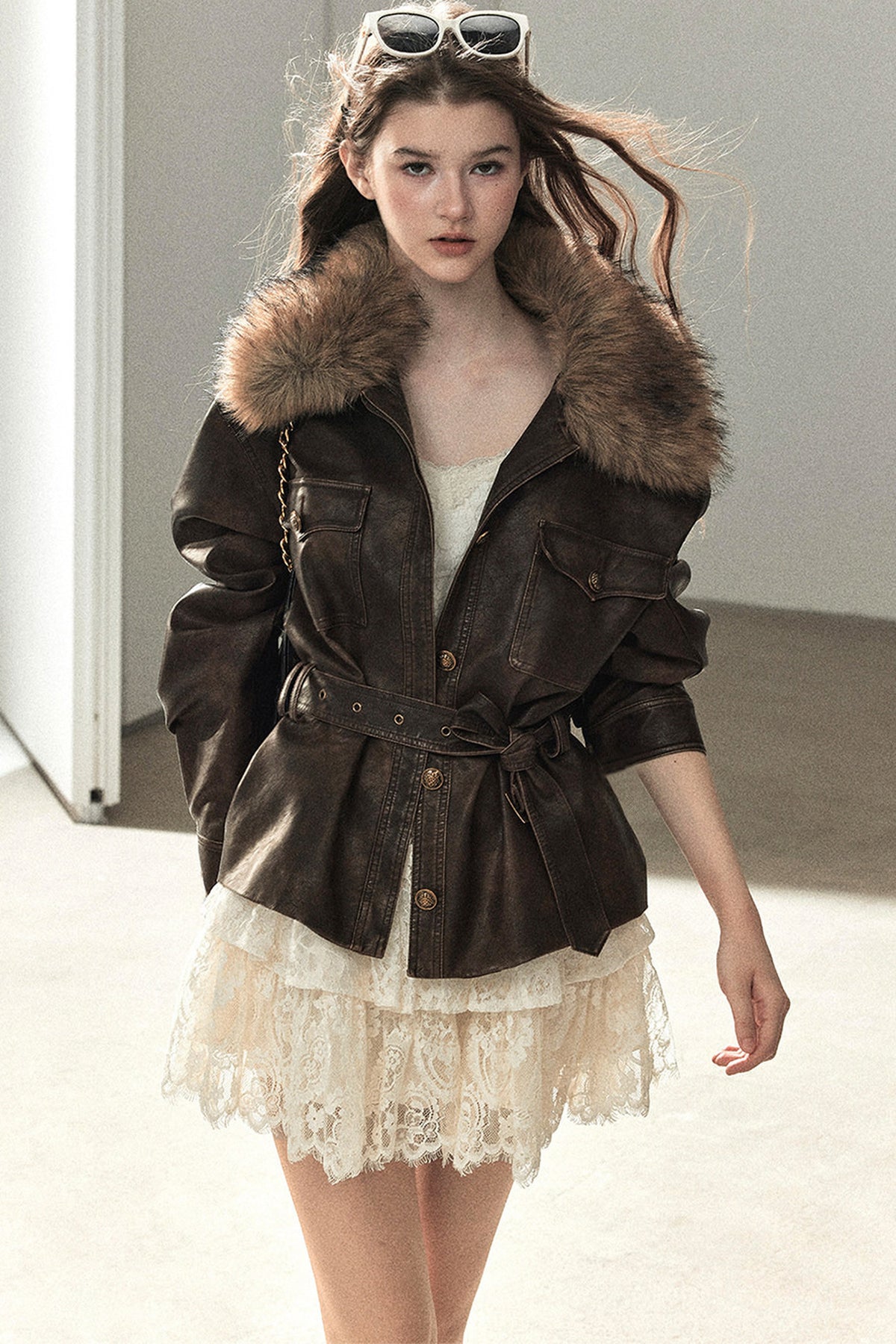 Lace Camisole Dress and Jacket Set-Up