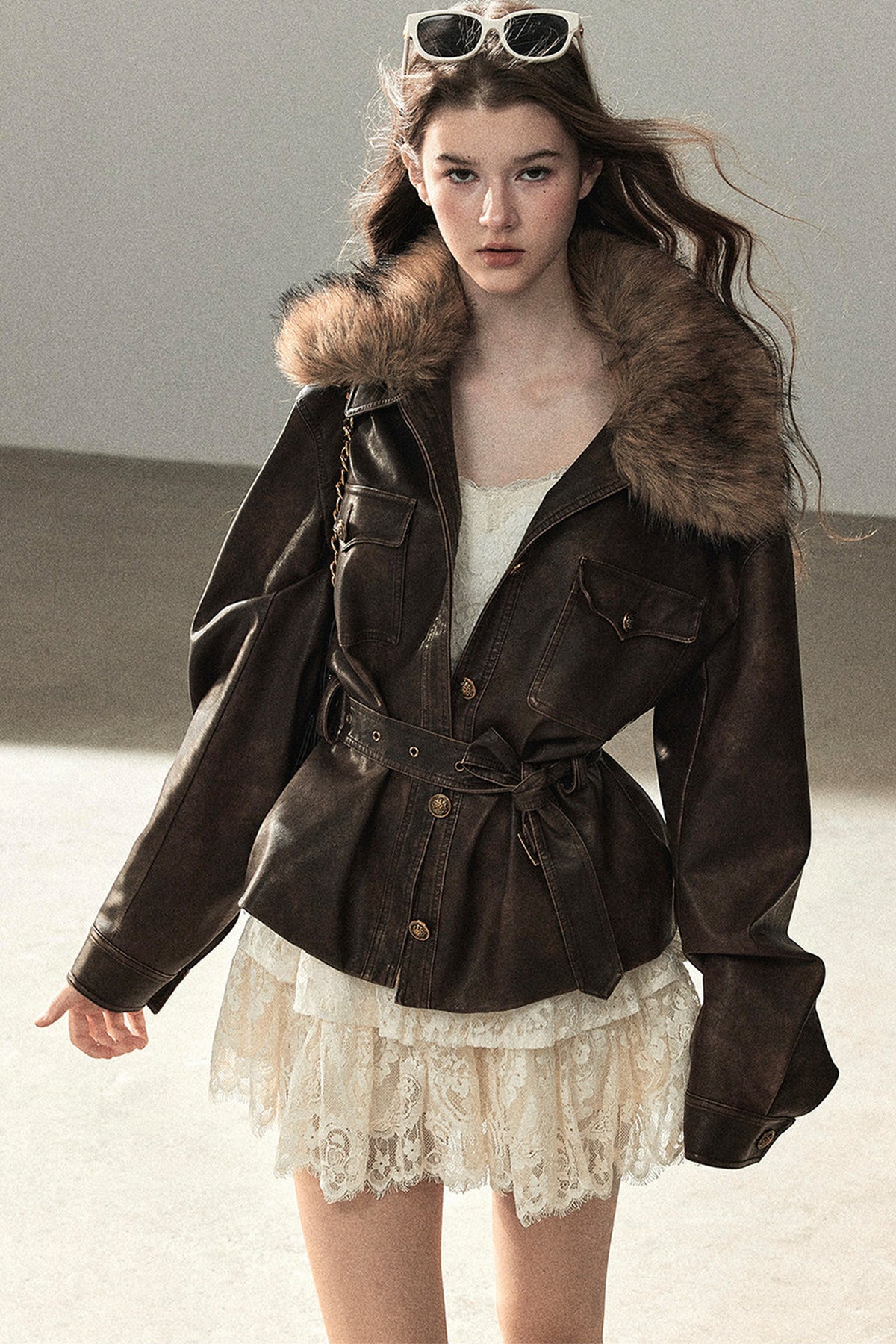 Lace Camisole Dress and Jacket Set-Up