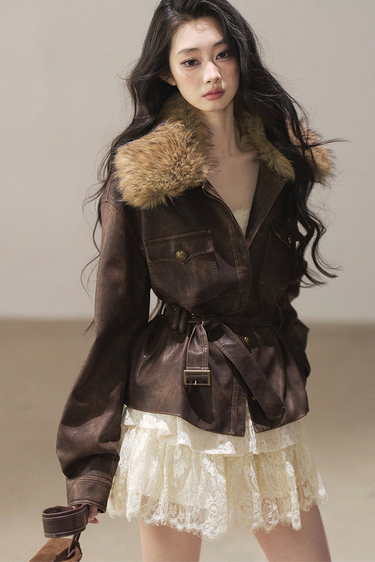 Lace Camisole Dress and Jacket Set-Up