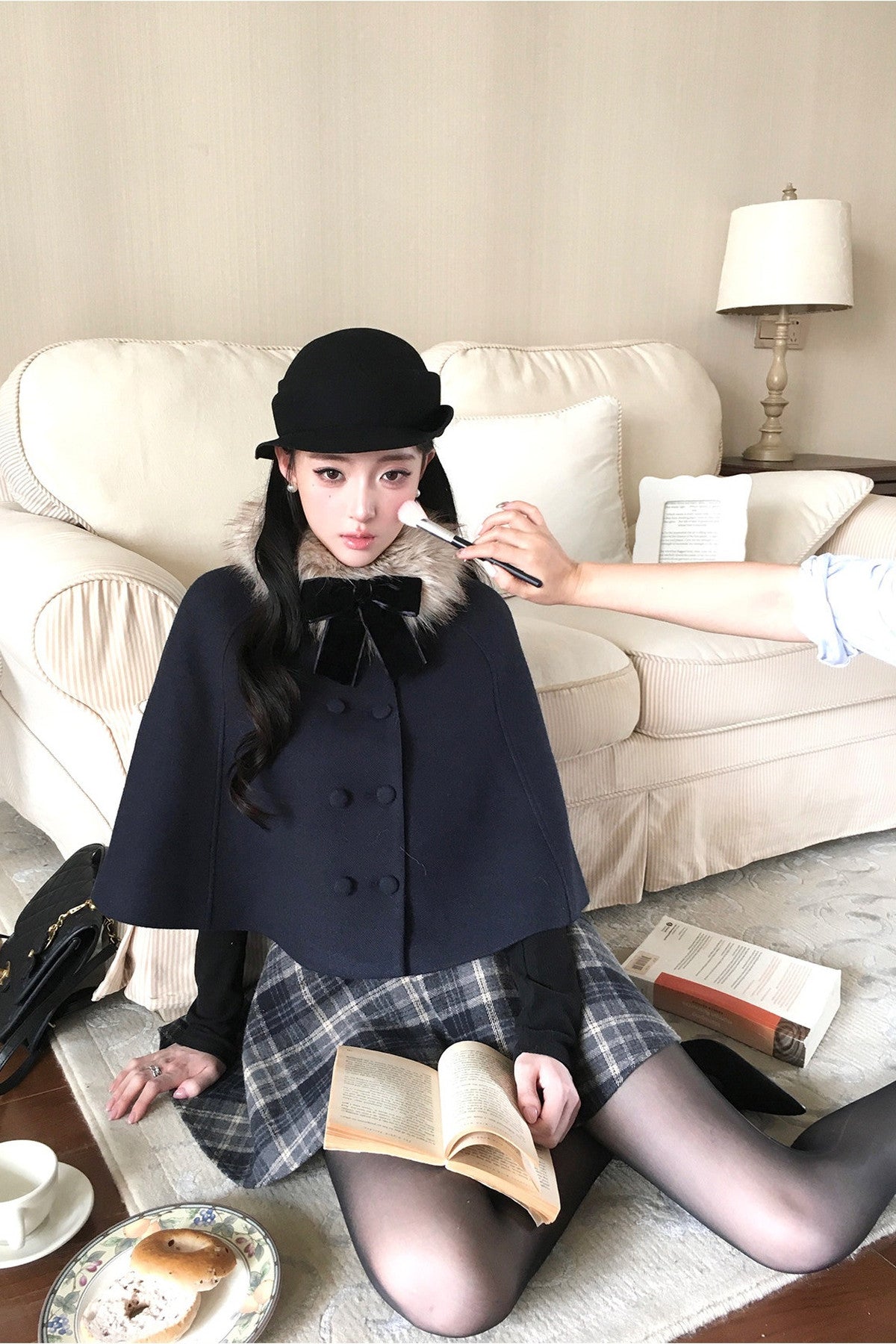 Retro Plaid A-Line Skirt