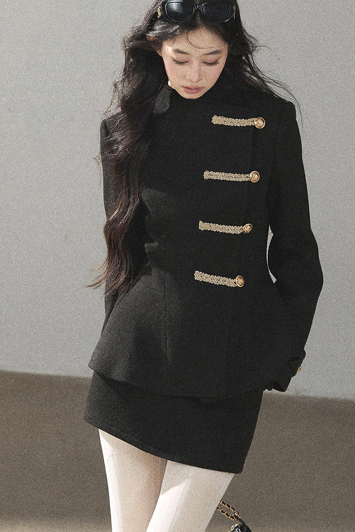 Tweed Jacket and Skirt Set-Up