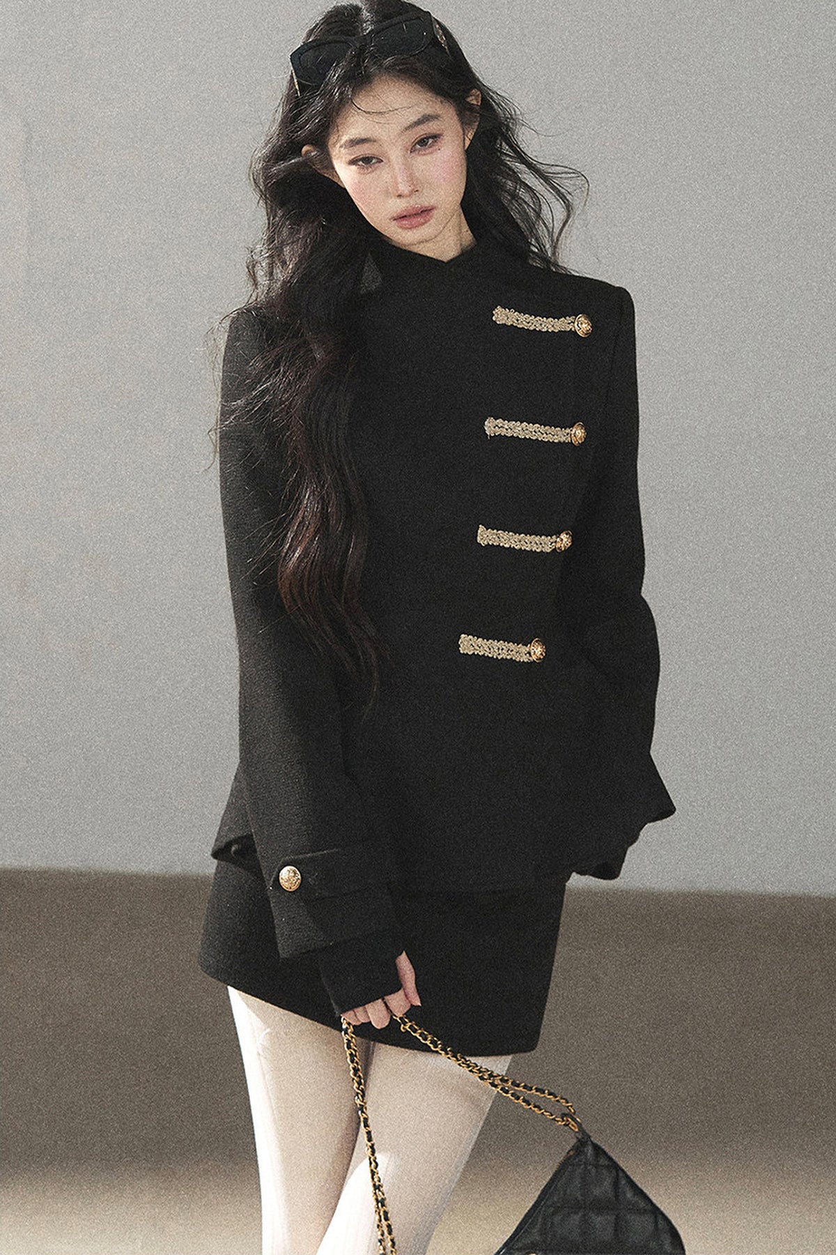 Tweed Jacket and Skirt Set-Up