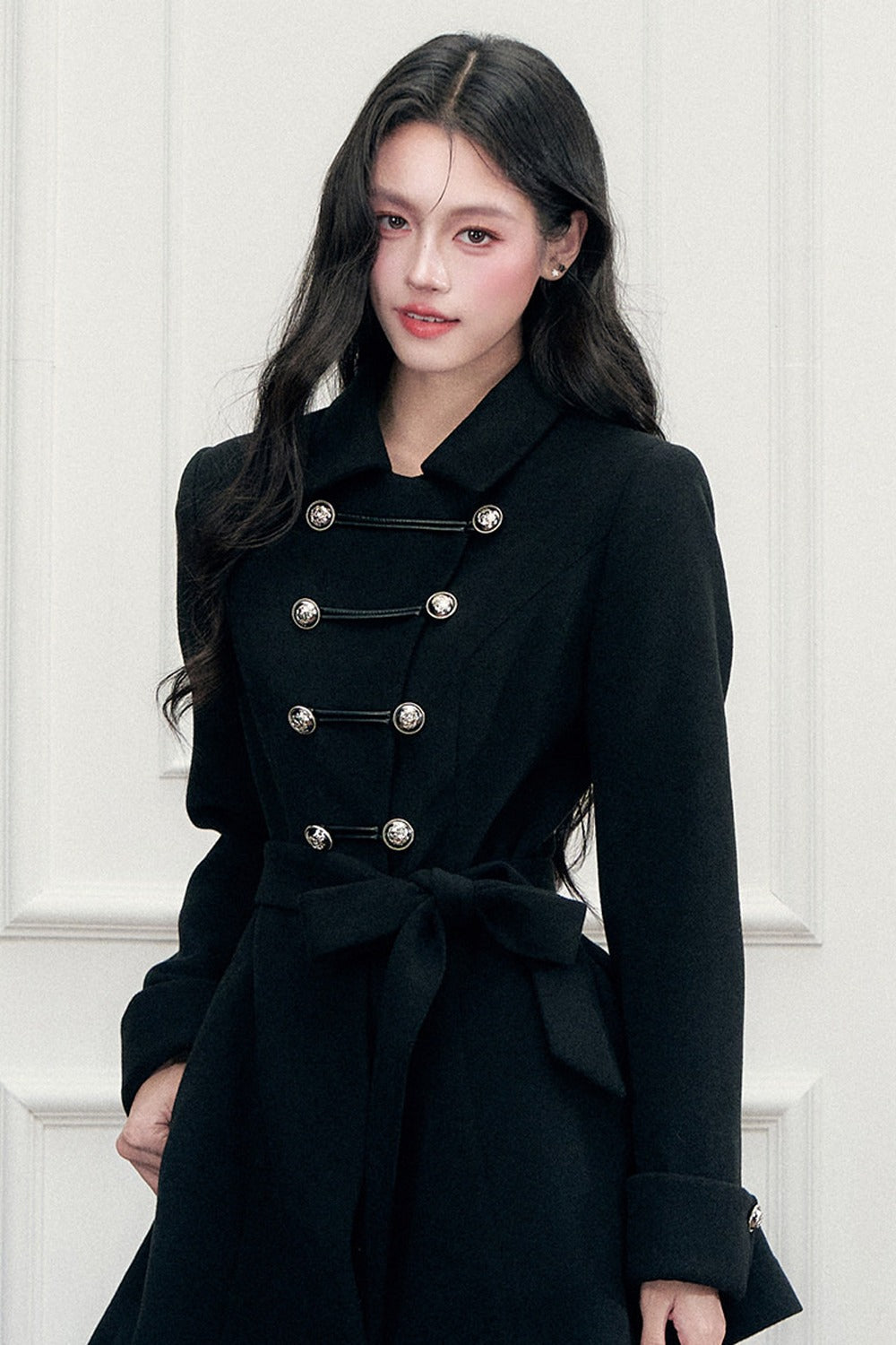 Napoleon Retro Knight-Style Woolen Cape Jacket Set-Up