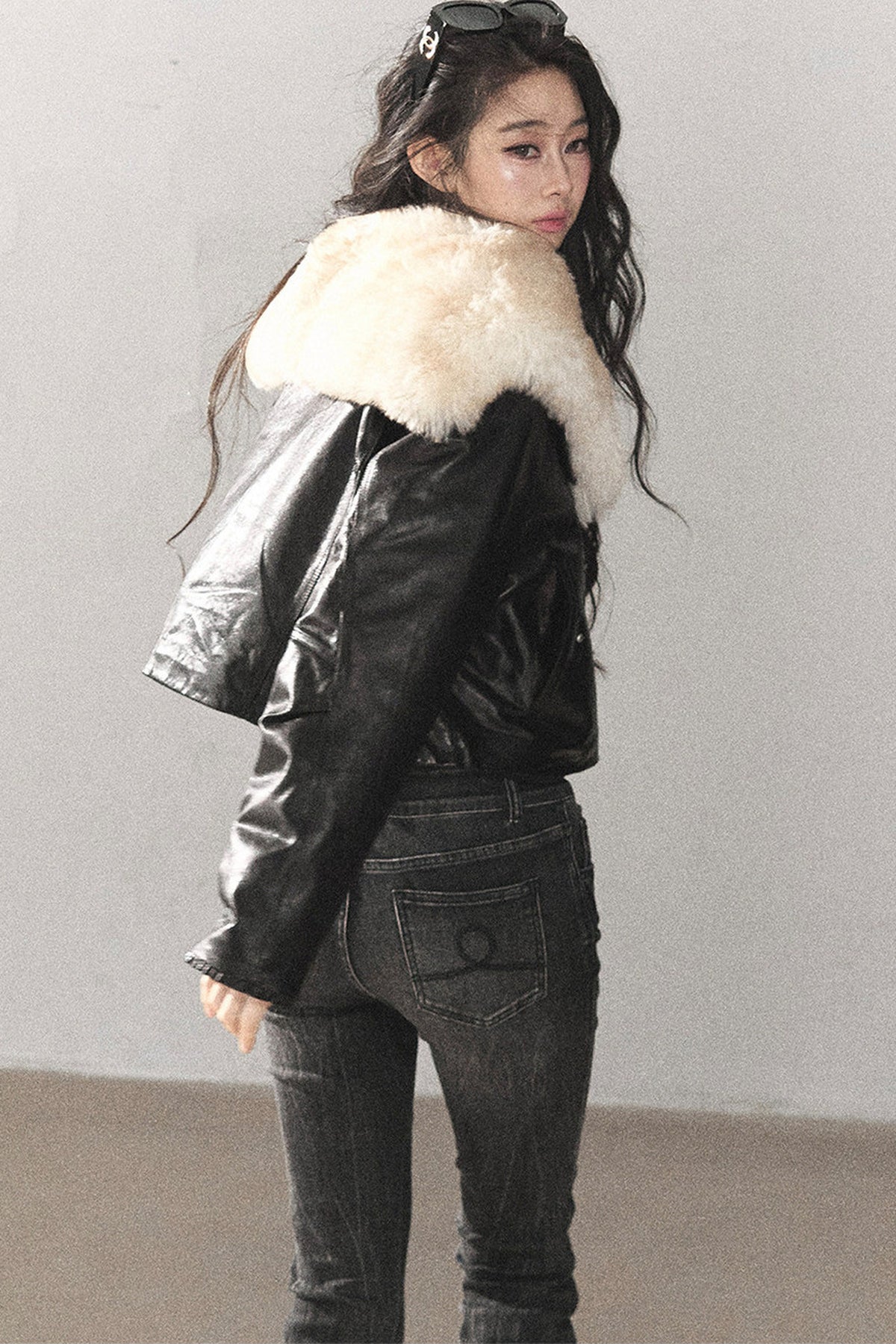 Genuine Sheepskin Lamb Fur Jacket