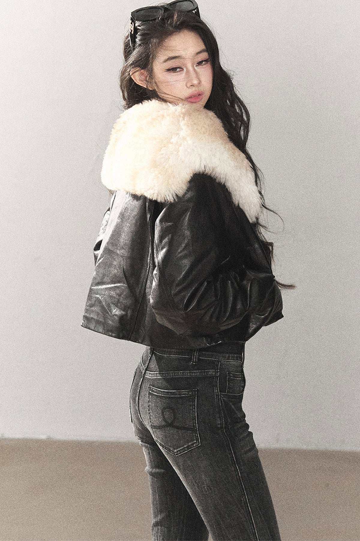 Genuine Sheepskin Lamb Fur Jacket