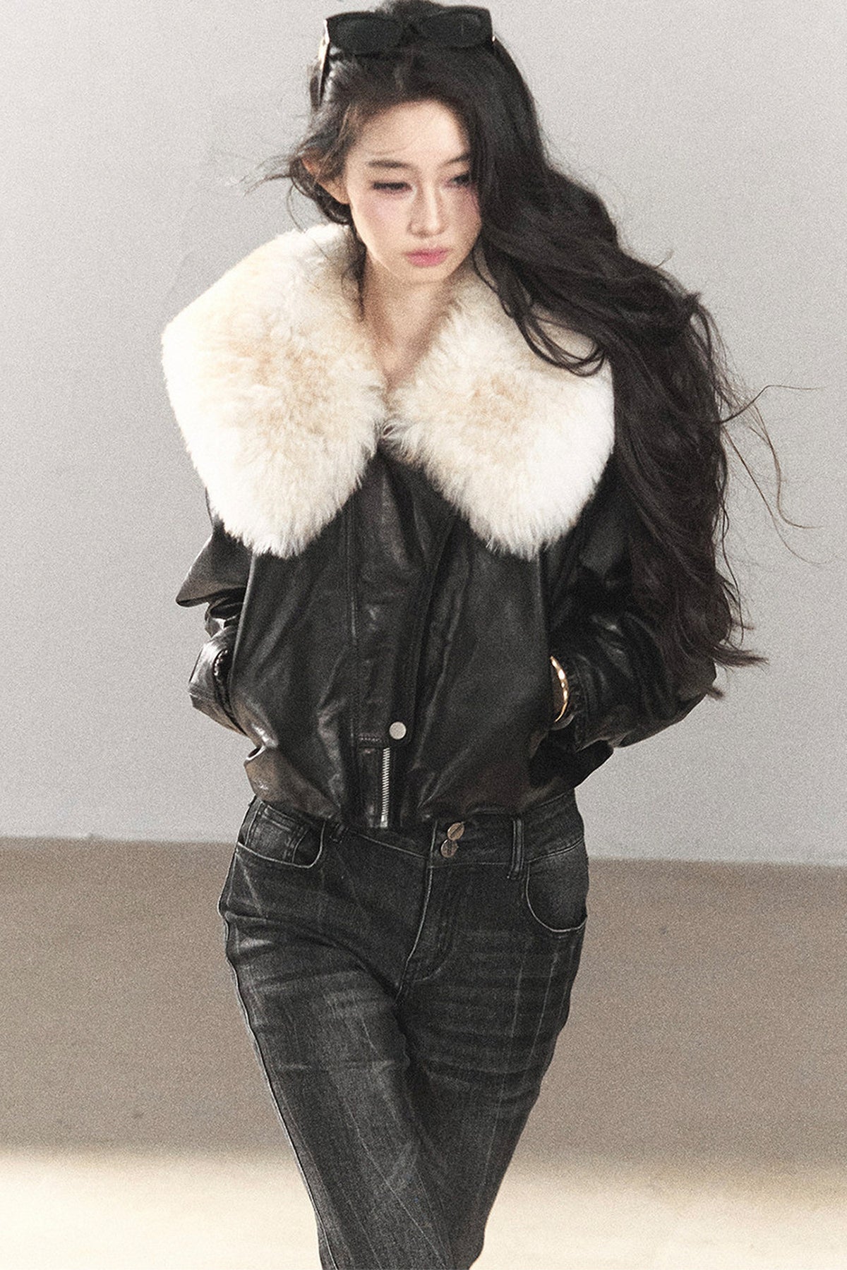 Genuine Sheepskin Lamb Fur Jacket