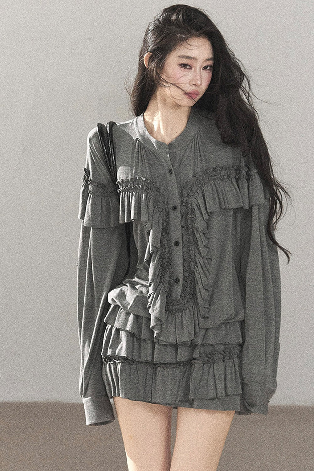 Multi-Layered Ruffle Top and Skirt