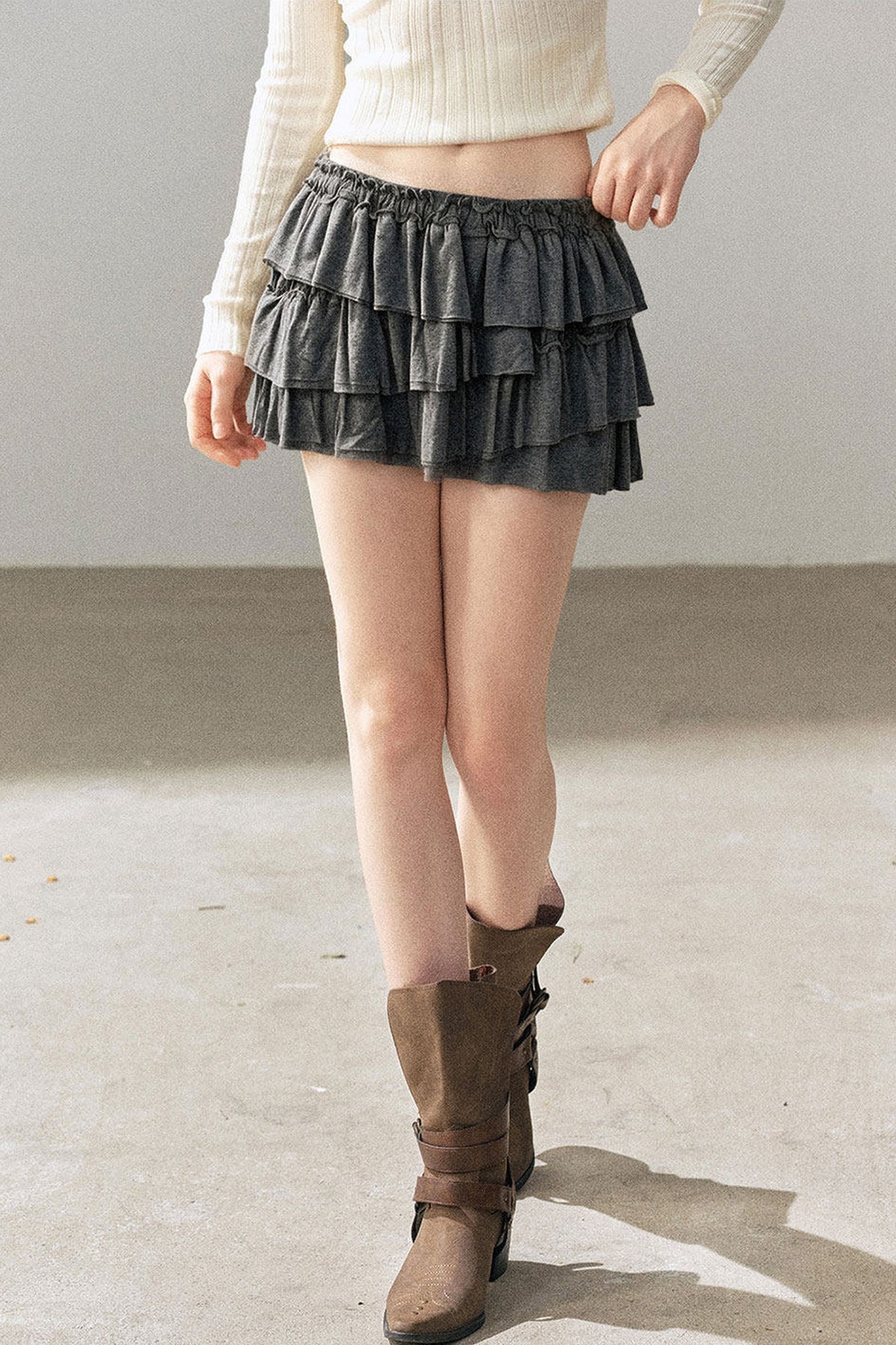 Multi-Layered Ruffle Top and Skirt
