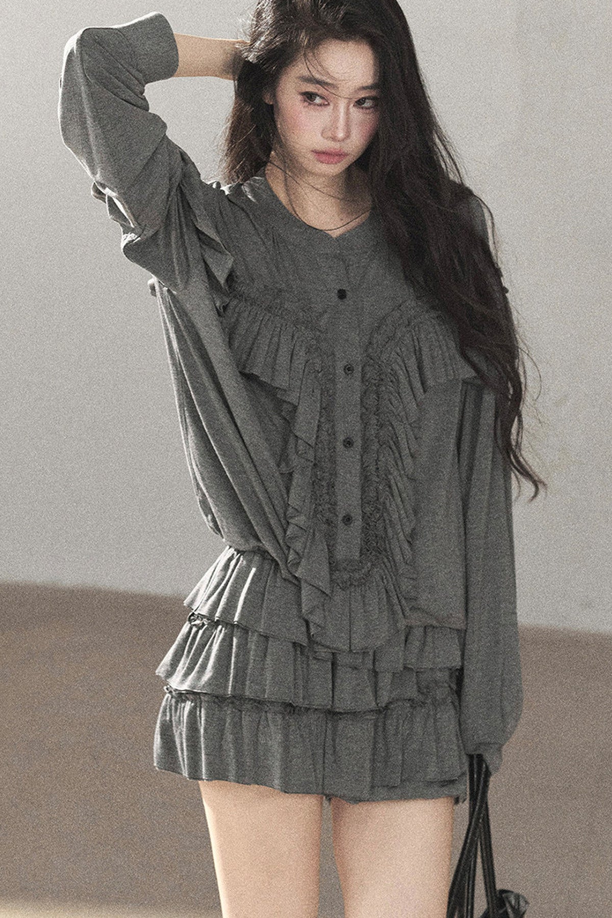 Multi-Layered Ruffle Top and Skirt